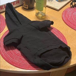 Black Sweatshirt Dog Hoodie